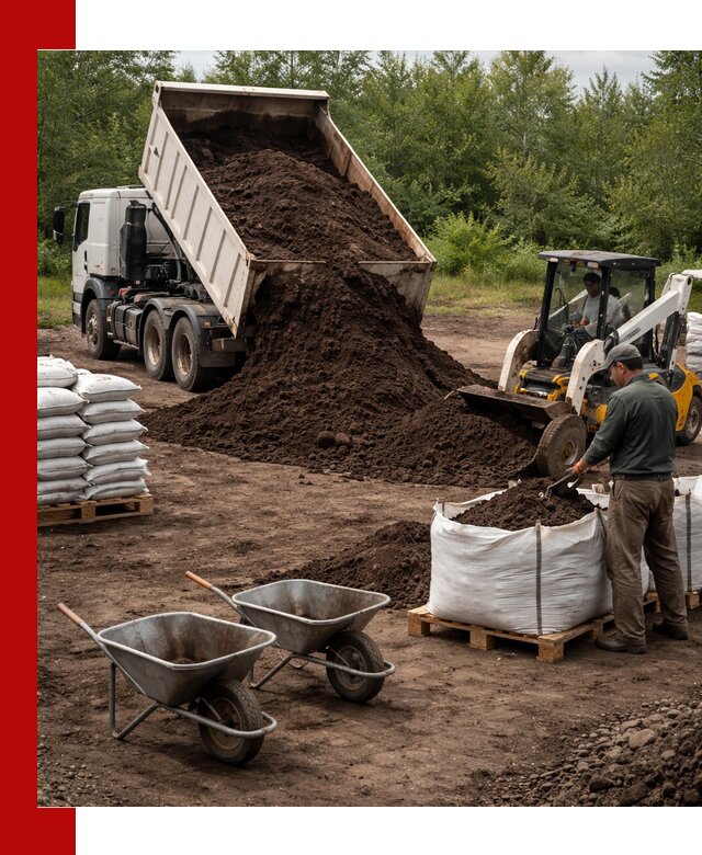 Доставка и продажа торфогрунта в Муравленке оптом и в розницу