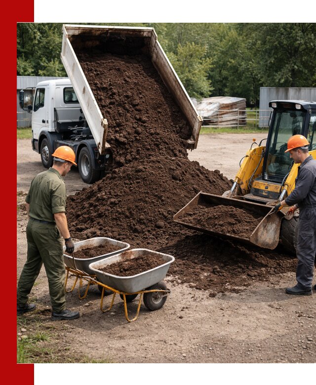 Доставка торфо-земляной смеси в Муравленке для огорода и ландшафта