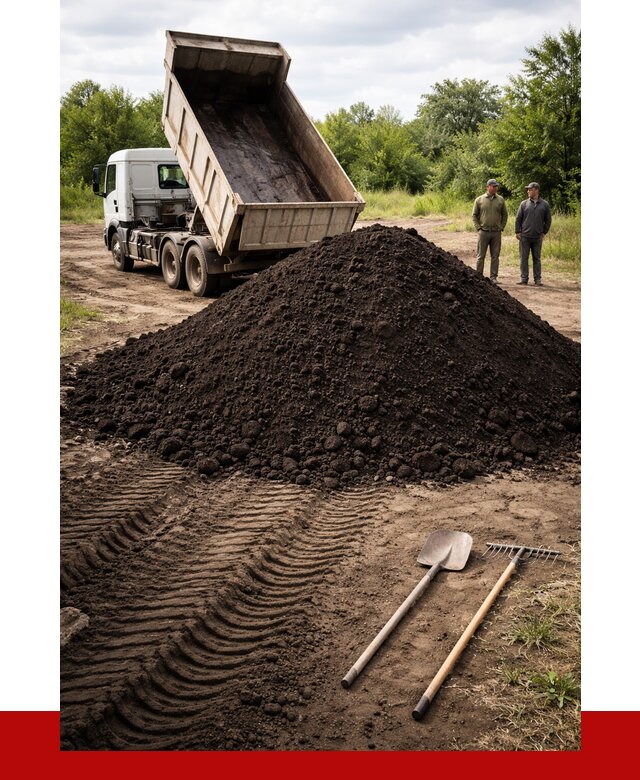 Купить чернозем навалом в Муравленке от 1285 р. за куб | ПРОНЕРУДМрв