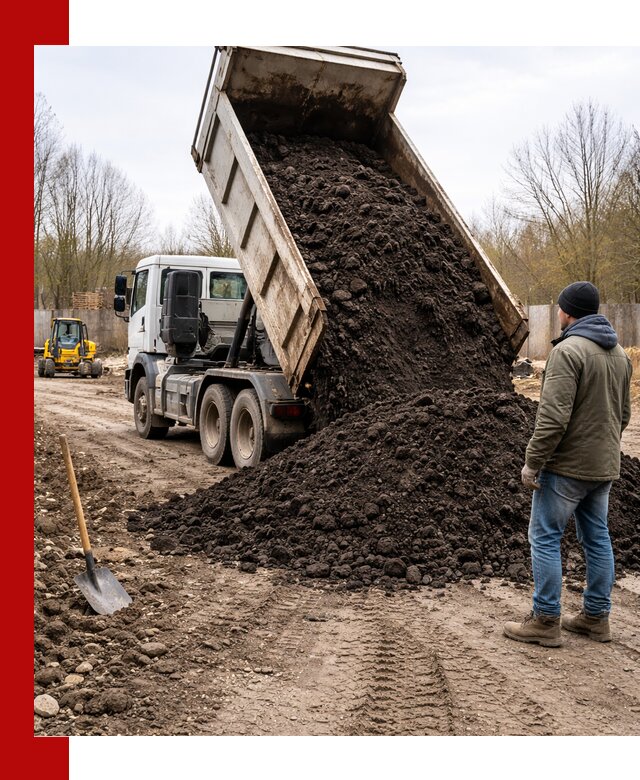 Доставка чернозема навалом в Муравленке быстро и выгодно