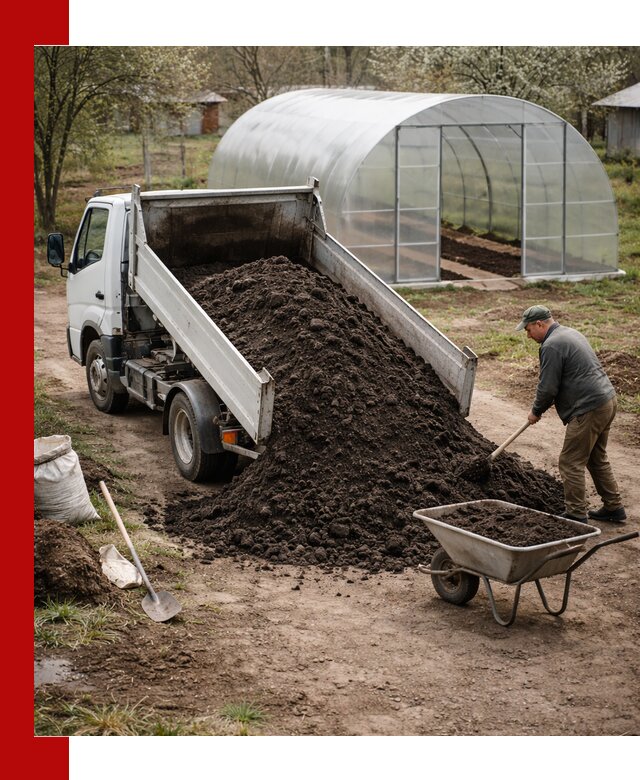 Чернозем для теплицы с доставкой в Муравленке
