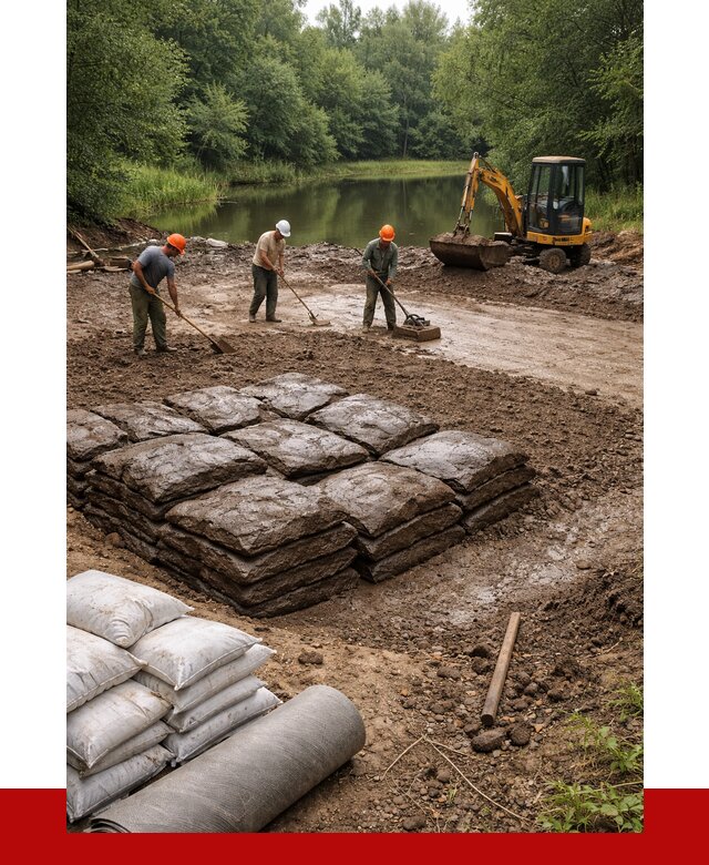 Купить глину для пруда в Муравленке от 4818 р. с доставкой | ПРОНЕРУДМрв