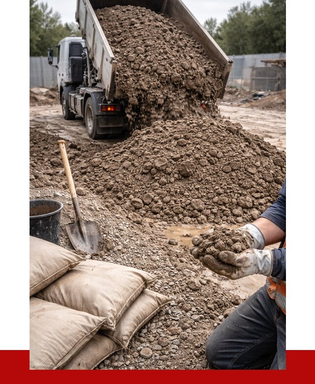 Купить глина для засыпки в Муравленке от 1285 р. за куб | ПРОНЕРУДМрв