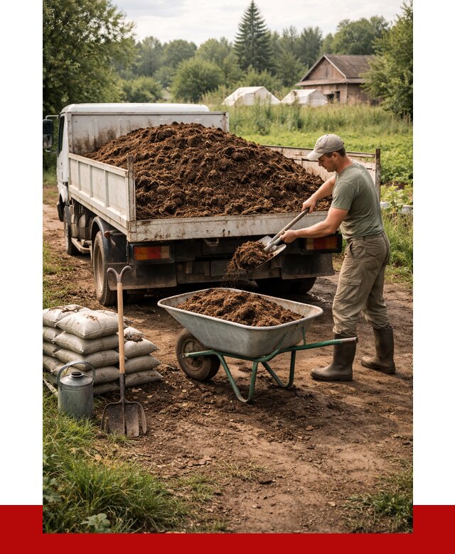 Купить коровий навоз с доставкой в Муравленке от 1927 р. | ПРОНЕРУДМрв