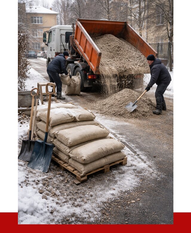 Противогололедные материалы оптом в Муравленке от 4497 р. | ПРОНЕРУДМрв
