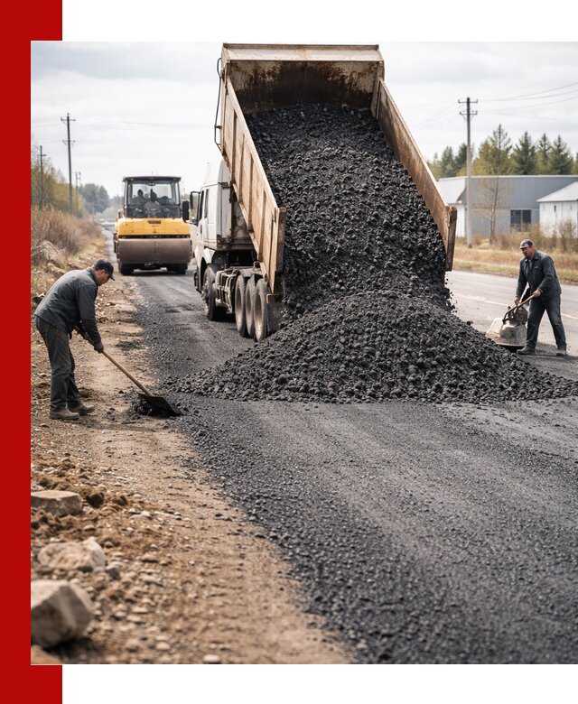 Асфальтовая крошка для дорог в Муравленке — поставка и доставка