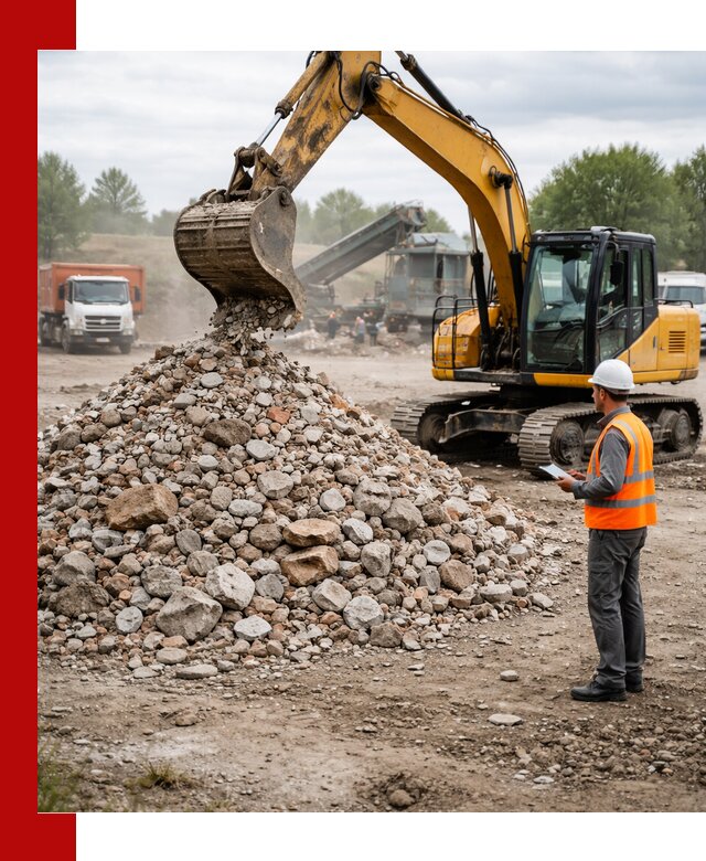 Доставка и вывоз строительного боя в Муравленке