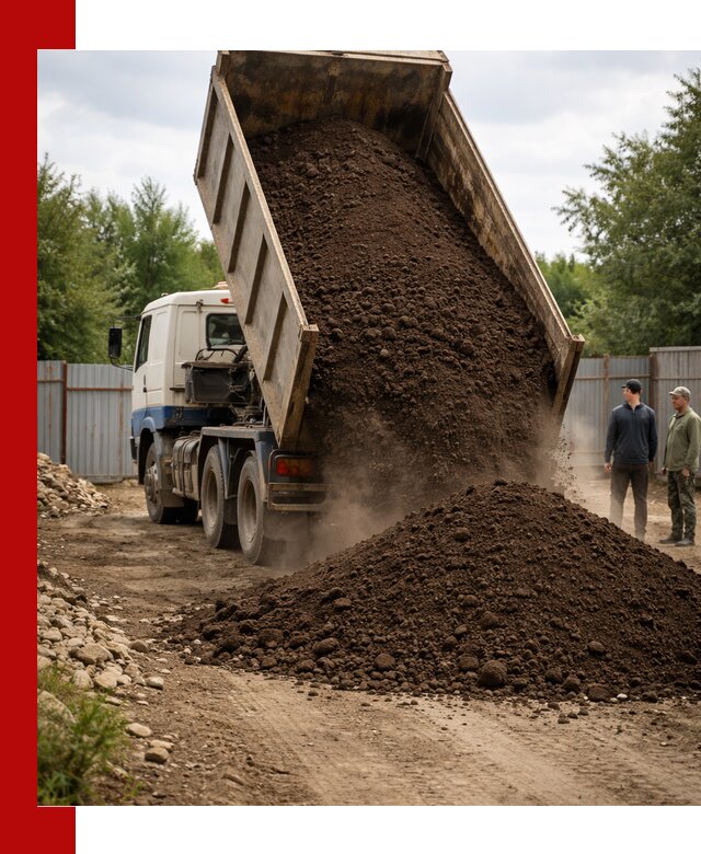 Доставка самосвалом 10 кубов в Муравленке быстро и надёжно