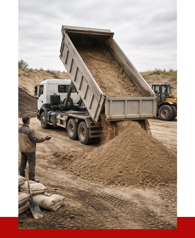 Доставка самосвалом 20 кубов в Муравленке от 8030 р. | ПРОНЕРУДМрв