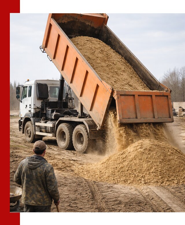 Аренда самосвала 20 тонн для перевозки грузов в Муравленке
