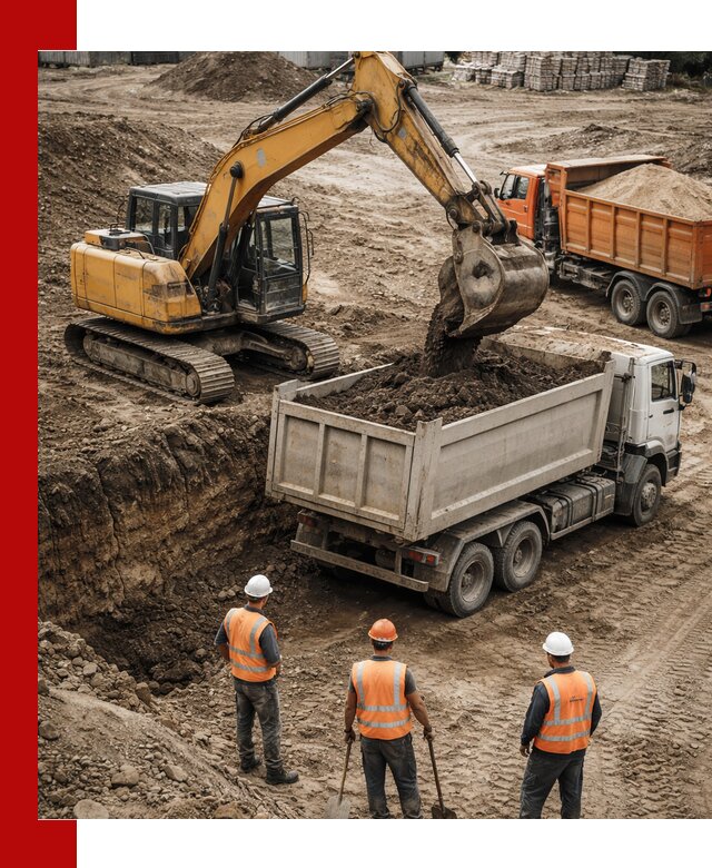 Разработка грунта для строительства и благоустройства в Муравленке