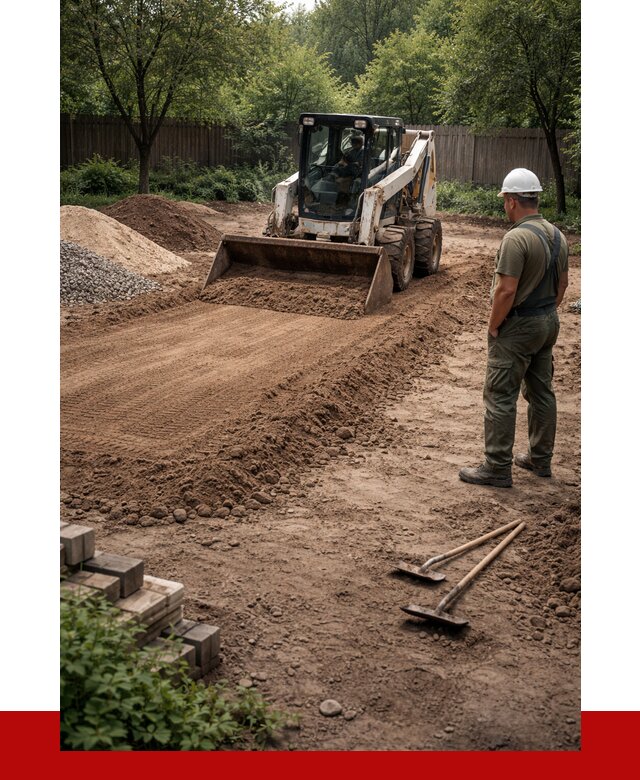 Выравнивание участка под ключ в Муравленке от 3747 р. | ПРОНЕРУДМрв