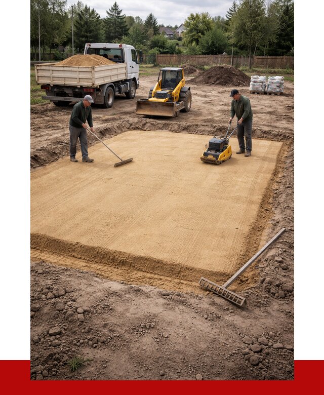 Устройство песчаной подушки в Муравленке от 4818 р. ПРОНЕРУДМрв